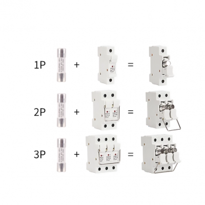 10*38mm DC Base PV Combiner Box for 1000V Solar Arrays - RS308