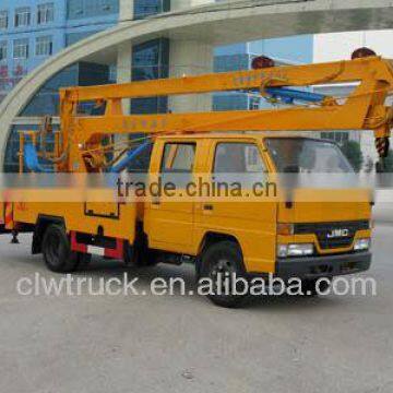 16m operation height Hydraulic Beam Lifter,JMC crew cab mobile platform truck