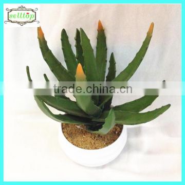 25cm high quality real touch aloe succulent plants tropical plants