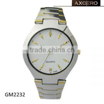 King Quartz Stainless Steel Watch for Couples photo-4