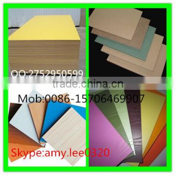 1220*2440mm Melamine MDF with different color