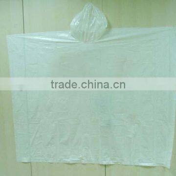 PE Disposable Logo Plastic Waterproof Raincoat photo-6