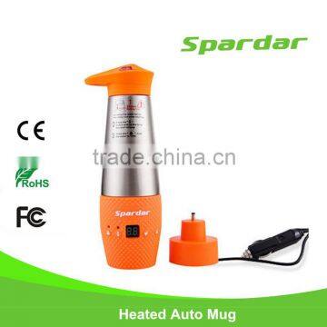 Electric Stainless Steel Auto Travel Kettle 12V heated Cup