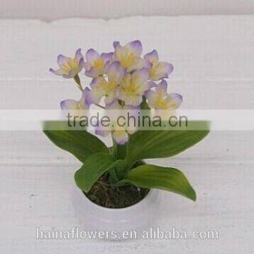 2014 spring Potted mini artificial fake flower for home or office decorating