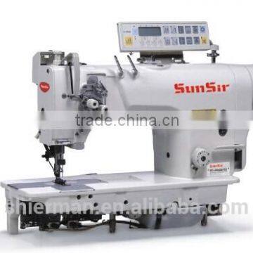 SunSir SS-D8420-D3 High speed direct drive computerized double needle sewing machine