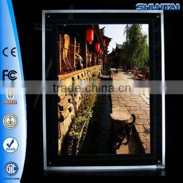 high quality acrylic business card display with sign holder