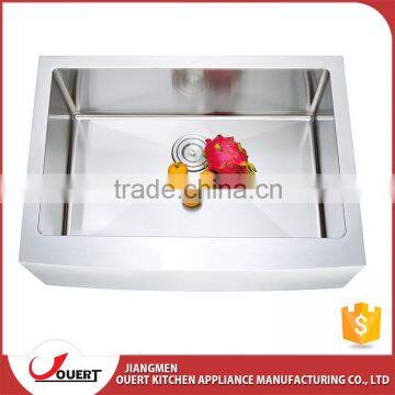 OEM accept CUPC approve 760*560*254mm undermount sink clips stainless steel apron front sink