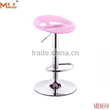 acrylic bar stool pink