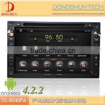 7" VW PASSAT B5 pure android 4.2.2 car DVD GPS with WIFI/3G