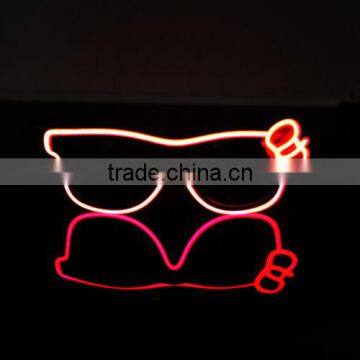 glow crown led flashing glasses led costume dongguan glasses Multi Style Blinking Light Up Blind Eye Glasses LED Flashing Glasse