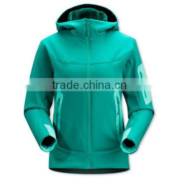 winter wholesale softshell jacket outdoor zipper for jacket women custom