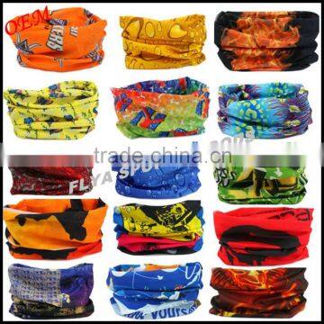 Factory price customized printing logo 100% polyester Microfiber Multifunctional magic bandana scarf