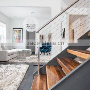 natural prefinished walnut solid wood stair tread