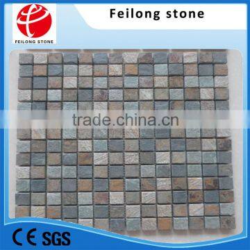 slate wall mosaic tile