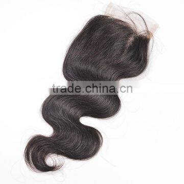 Top 10 Hot Selling Brilliant 5A Virgin Indian Hair Weave Top Closure