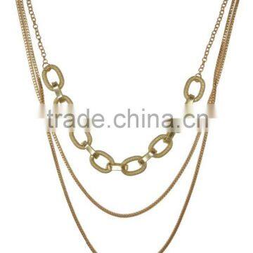 Layered Mulit Metal Strand/String Necklace photo-3