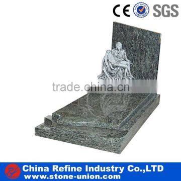 Granite Material Carved Cemetery Headstone Monuments