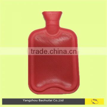 BS natural rubber hot water bottle