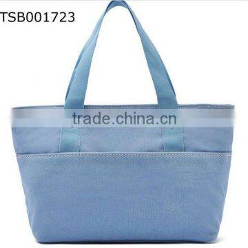 high quality blue canvas tote bags for girls