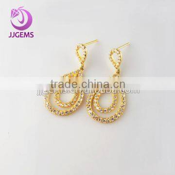 Wholesale Pear Shape Gold Earring