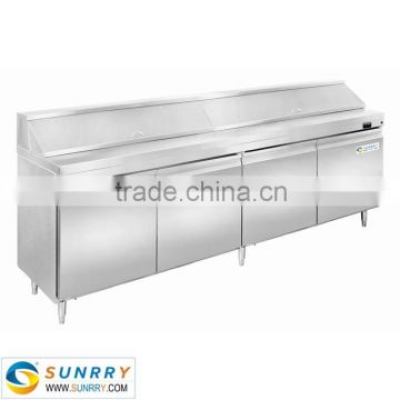 Salad Bar Counter Stainless Steel Refrigerated Salad Bar (SY-RST2400S SUNRRY)