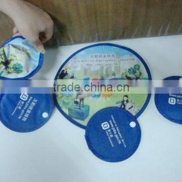 New Stylish Flying Disc Foldable Frisbee With Nylon Mini Pouch For Beach Sport Game photo-4