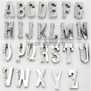 DIY Hot sale 18mm alphabet slide letters for bracelet