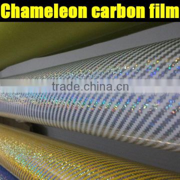 Factory wholesale chameleon carbon fiber film with air free bubble