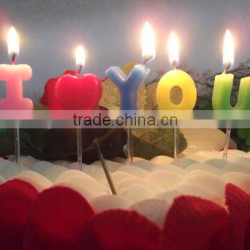 I Love You Wedding Candles