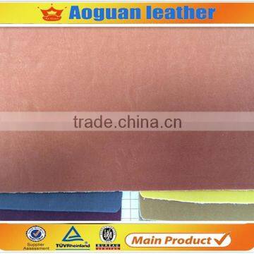 2016 genuine leather handing feeling with good price pu mat synthetic leather for man shoes A1911                        
                                                Quality Choice