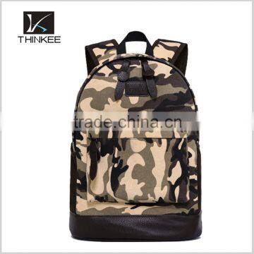 wholesale china supplier thinkee fashion teens custom camo backpack