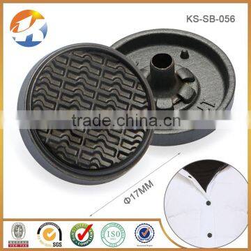 Fancy Recess Custom Printed Jacket Snap Button Metal