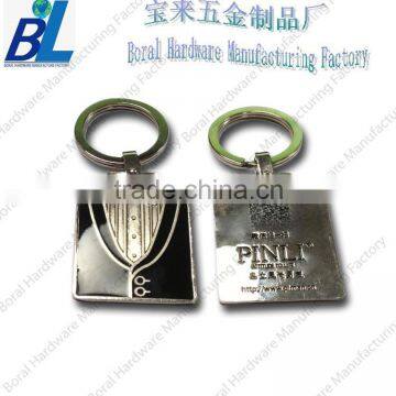 Hot sell ntag203 nfc key tag barcode with black enamel