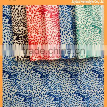 Hot Sale Knitting Custom Brushed Print Velboa Fabirc