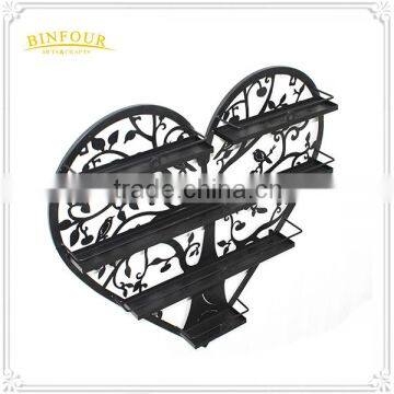 Metal Wall Deco Wall Mounted Nail Polish Stand Cosmetic Display Shelf