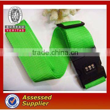 custom pure retractable luggage belt with factory price