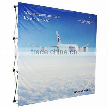 2016 hot sales Fabric Pop Up banner exhibition booth Display