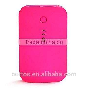 8400mAh Colorful Dual USB Output Mobile Power Stations With Torch photo-3
