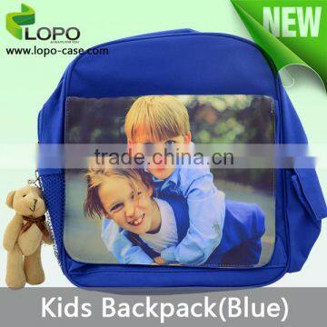 2016 Trend Design you own schoolbag kids backpack for sublimation printing