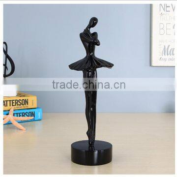 Various color Polyresin elegance lady ballerinas statue for gifts