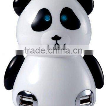 panda shape 4 ports USB HUB