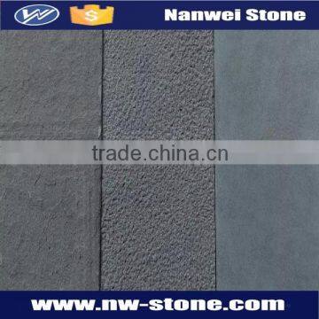 Honed surface black color sandstone,sandstone tiles for wall covering and floor covering