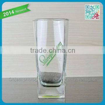 Tall Drinking Glass Milk Cup Heavy Drinking Milk Glass Cups