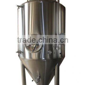 beer brewing system of stainless steel 500 gallon tank