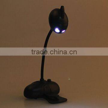 led reading lamp with clip