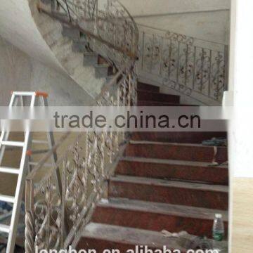 Top-selling wrought iron interior stair handrails