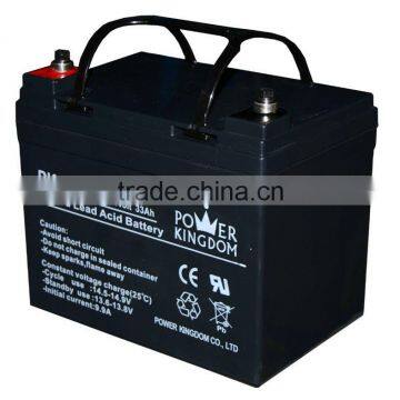 12V 33Ah lead acid battery/maintenance-free battery/UPS battery