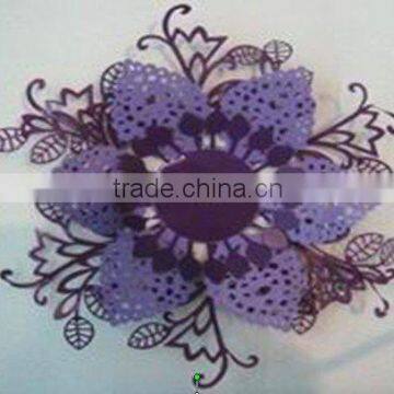 metal candle holder in flower style