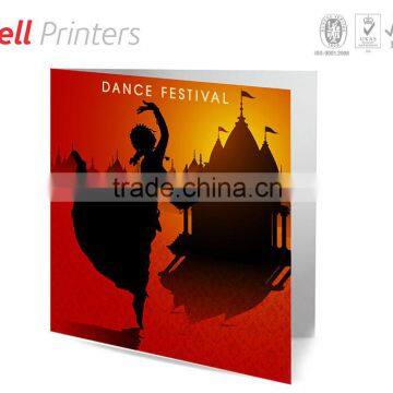 Cultural dance festival Invitation printing from India