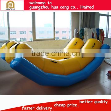 New design inflatable games toys for sale, PVC inflatable banana boat wholesale